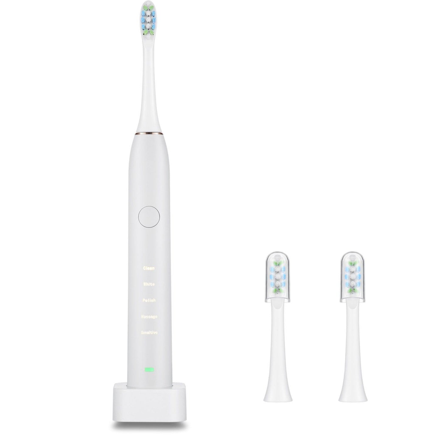 Electric Toothbrush IPX7 with Replacement Heads Set